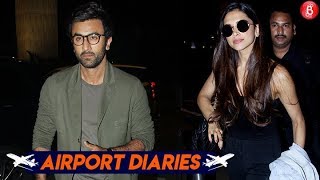 Airport Diaries: Deepika Padukone and Ranbir Kapoor's airport fashion game is on point