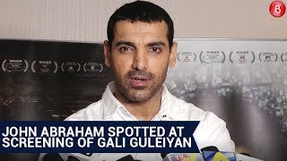 John Abraham Spotted At Screening Of Gali Guleiyan