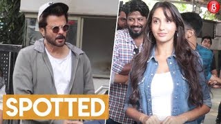 Anil Kapoor & Nora Fatehi Spotted At NM College Festival!