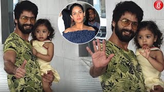 Shahid Kapoor Takes Baby Misha To Visit Newest Member Of The Family!