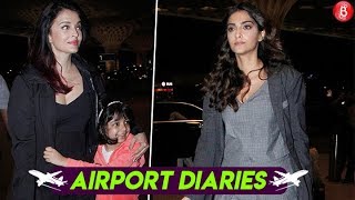 Airport Diaries: Aishwarya Rai Bachchan and Sonam Kapoor at their stylish best