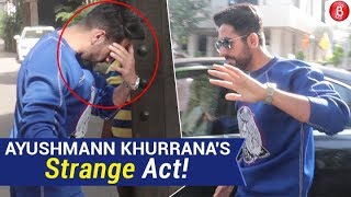 What Made Ayushmaan Khurrana Hide His Face?