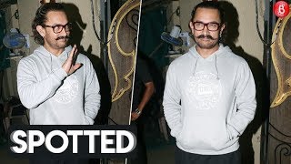Aamir Khan Sports A Casual Look For A Spa Outing!