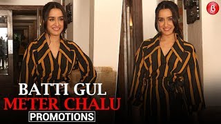 Shraddha Kapoor Keeps It Stylish For 'Batti Gul Meter Chalu' Promotions!
