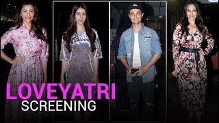 Sonakshi Sinha, Iulia Vantur, Arpita Attend Aayush Sharma & Warina Hussain's 'LoveYatri' Screening