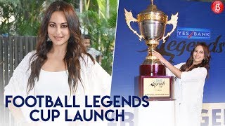 Gorgeous Sonakshi Sinha at the launch of Football Legends Cup