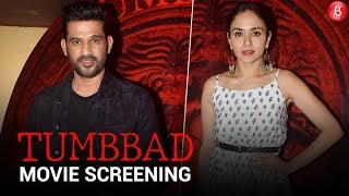 Bollywood stars attend the screening of Tumbbad at Juhu PVR