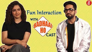 You cannot miss Ayushmann and Sanya's Exclusive fun interaction with Bollywood Bubble