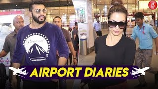 Arjun Kapoor and Malaika Arora make heads turn at the airport