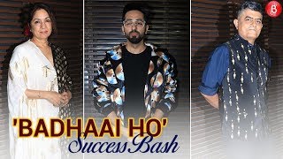 'Badhaai Ho' Success Bash: Ayushmann Khurrana celebrates with his co-stars