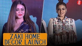 Raveena Tandon & Mahima Chaudhry at the launch of Zaki Home Decor