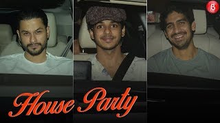 Bollywood celebs storm in at Karan Johar's residence for a house party