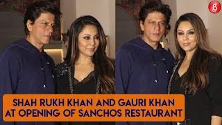 Shah Rukh Khan and Gauri Khan At Opening Of Sanchos Restaurant
