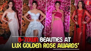 Bollywood Beauties turn up the heat at 'Lux Golden Rose Awards' Red Carpet.