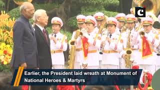 President Kovind receives guard of honour in Hanoi