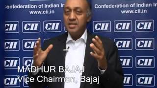 Mr Madhur Bajaj Vice Chairman Bajaj at CIIs AGM & National Conference 2013