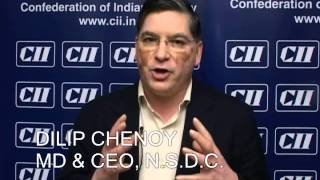 DILIP CHENOY MD and CEO- NSDC at CII's AGM & National Conference 2013