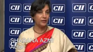 Ms.Shabana Azmi at CIIs AGM & National Conference 2013