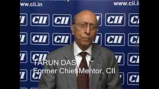 Mr.Tarun Das Former Chief Mentor CII at  CIIs AGM & National Conference 2013