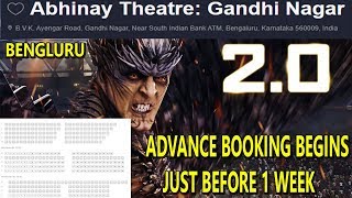 2Point0 Advance Booking Started In Abhinay Theatre Bengluru Before 1 Week