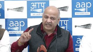 AAP Senior Leader & Deputy CM Manish Sisodia Says "Attack on Delhi CM is a Conspiracy by BJP"