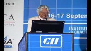 Dr A P J Abdul Kalam former President of India at the 2nd National Conclave for Laboratories