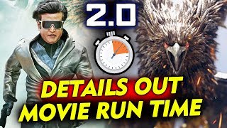 2.0 Movie Runtime Details Out | Rajinikanth | Akshay Kumar