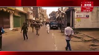 [ Mirzapur ] मिर्जापुर: में 144, 'धर्म ध्वज' से टूटी लाइट, देखते ही देखते बड़ा बवाल सुरक्षा  बढ़ाई