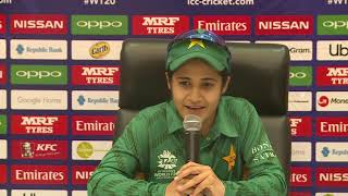 Pakistan captain Javeria Khan pre match press conference