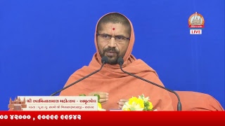 Live Shree Swaminarayan Mahotsav - Amrutvel 2018 Day 7