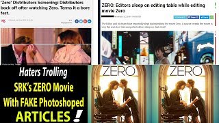ZERO Movie FAKE Photoshoped Articles Getting Trolled!
