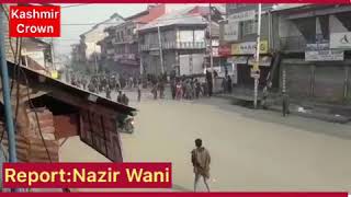 #BreakingNews: Watch Video Shopian On Boil After Gunfight,Heavy Clashes Going After Encounter.
