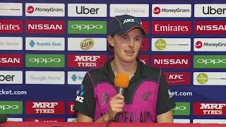 New Zealand captain Amy Satterthwaite – post match press conference