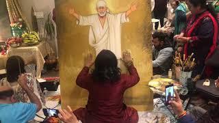 Toronto, Canada | Navneet Agnihotri | Live Art Sai Baba Painting | Sanjeev Rishi | 24th Nov 2018