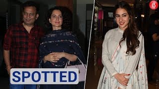 Kangana Ranaut & Sara Ali Khan Spotted In Mumbai