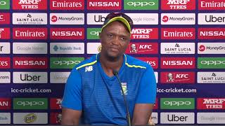 South Africa coach Hilton Moreeng   post match press conference