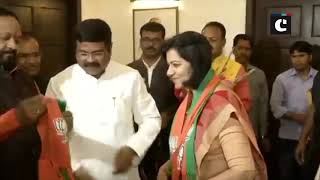 Former IAS Aparajita Sarangi joins BJP