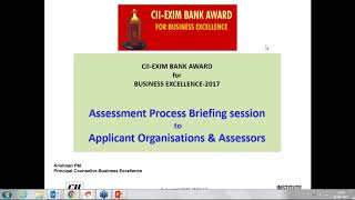 Briefing EXIM Bank Award Applicants