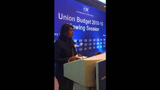 Ms. Shobana Kamineni: First reaction on #Budget2018