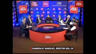 Mr Chandrajit Banarjee, DG CII on Budget 2018 at India Today & Aaj Tak