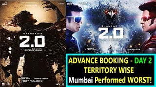 2Point0 Advance Booking Report Territory Wise Day 2 I Mumbai Performs Worst So Far