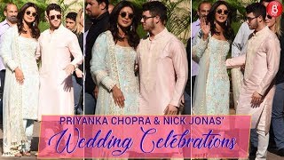JUST IN: Priyanka Chopra & Nick Jonas are all smiles for the shutterbugs post their Pooja Ceremony!