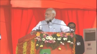 PM Shri Narendra Modi addresses public meeting in Mahbubnagar, Telangana : 27.11.2018