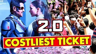 2.0 Movie | Most Cosliest Ticket Will Shock You | Rajinikanth, Akshay Kumar
