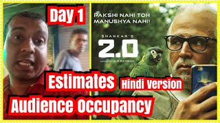 2point0 Movie Audience Occupancy And Collection Estimates Day 1 Hindi Version