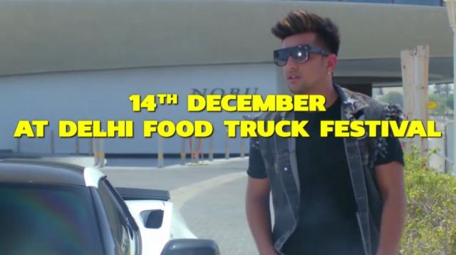 Jass Manak live performing at Delhi Food Truck Festival - 14th December 2018