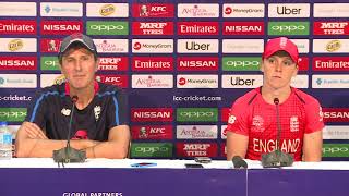 England captain Heather Knight post final press conference