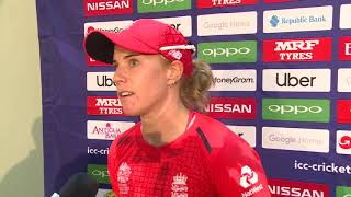 Mix Zone England player Tammy Beaumont