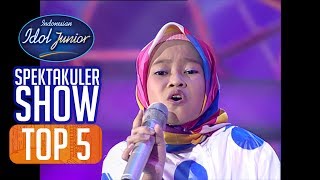 RAISYA - THE SHOW (Lenka) - TOP 5 - Indonesian Idol Junior 2018
