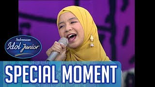 Kali kedua, Nashwa membawakan Lagu Islami - TOP 5 - Indonesian Idol Junior 2018